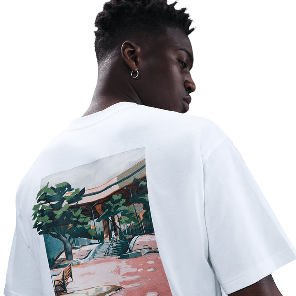 Nike Sb M90 Oc Brooklyn Banks T-Shirt - White - Streetart.fr